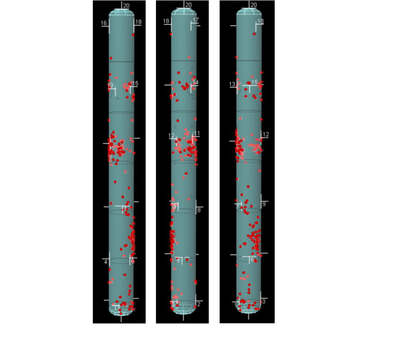 acoustic emission test of reactor