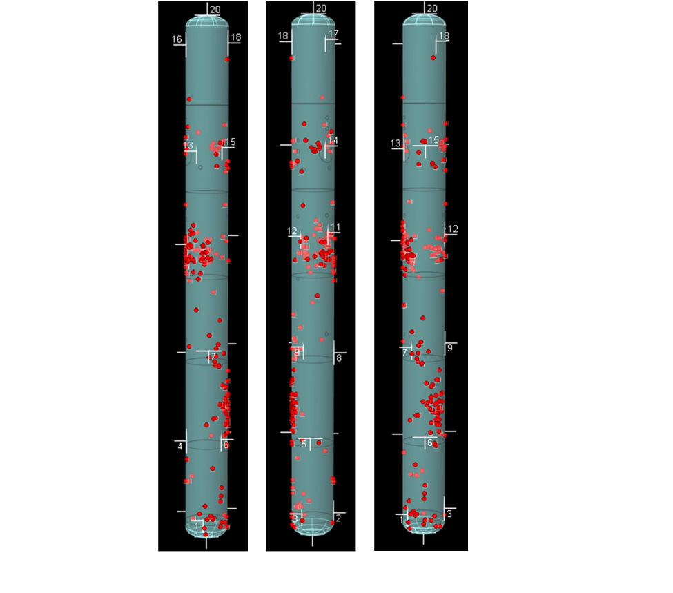 acoustic emission test of reactor